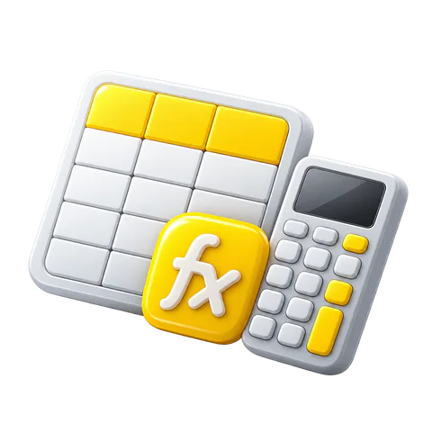 Excel फ़ॉर्मूलों की चीट शीट
