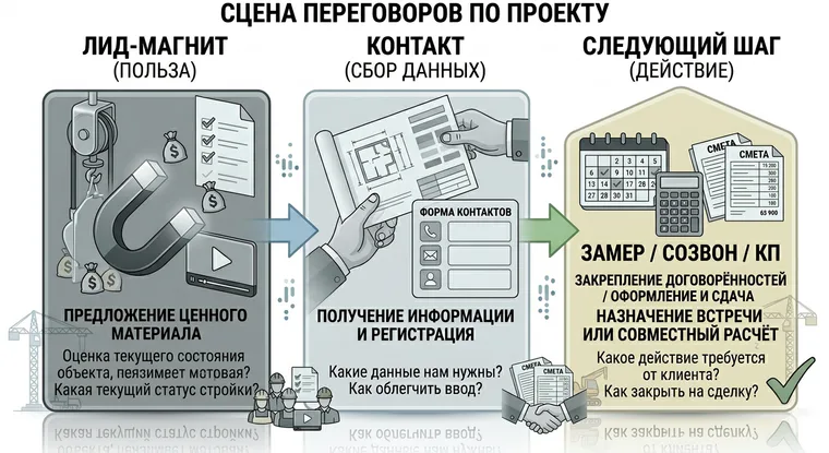 Схема лид-магнита в услугах